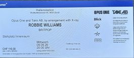 Robbie Williams Tickets Stehplatz  09.09.2026