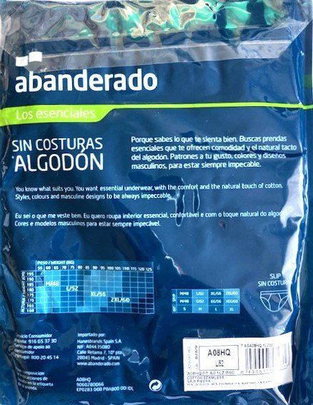 Unterwäsche: ababderado los esenciales Slip – Neu und originalverpackt aus Menziken von ABA60 1