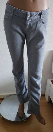 Neue graue Damenjeans, Grösse 32/34