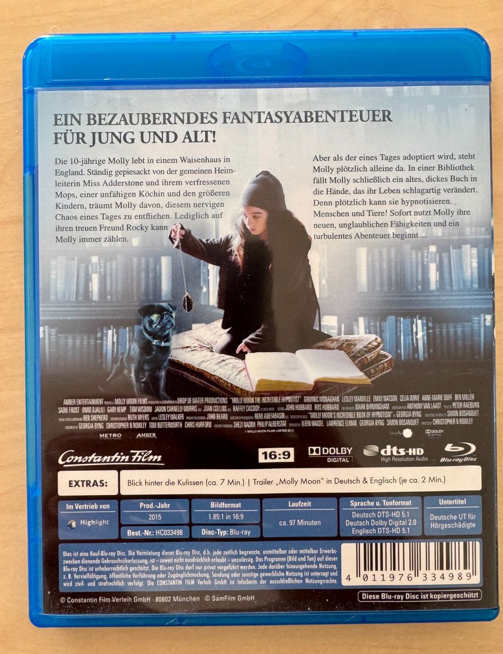 Tutti i DVDs: Blu-Ray Molly Moon – Usato da Männedorf venduto da LTMCS 1