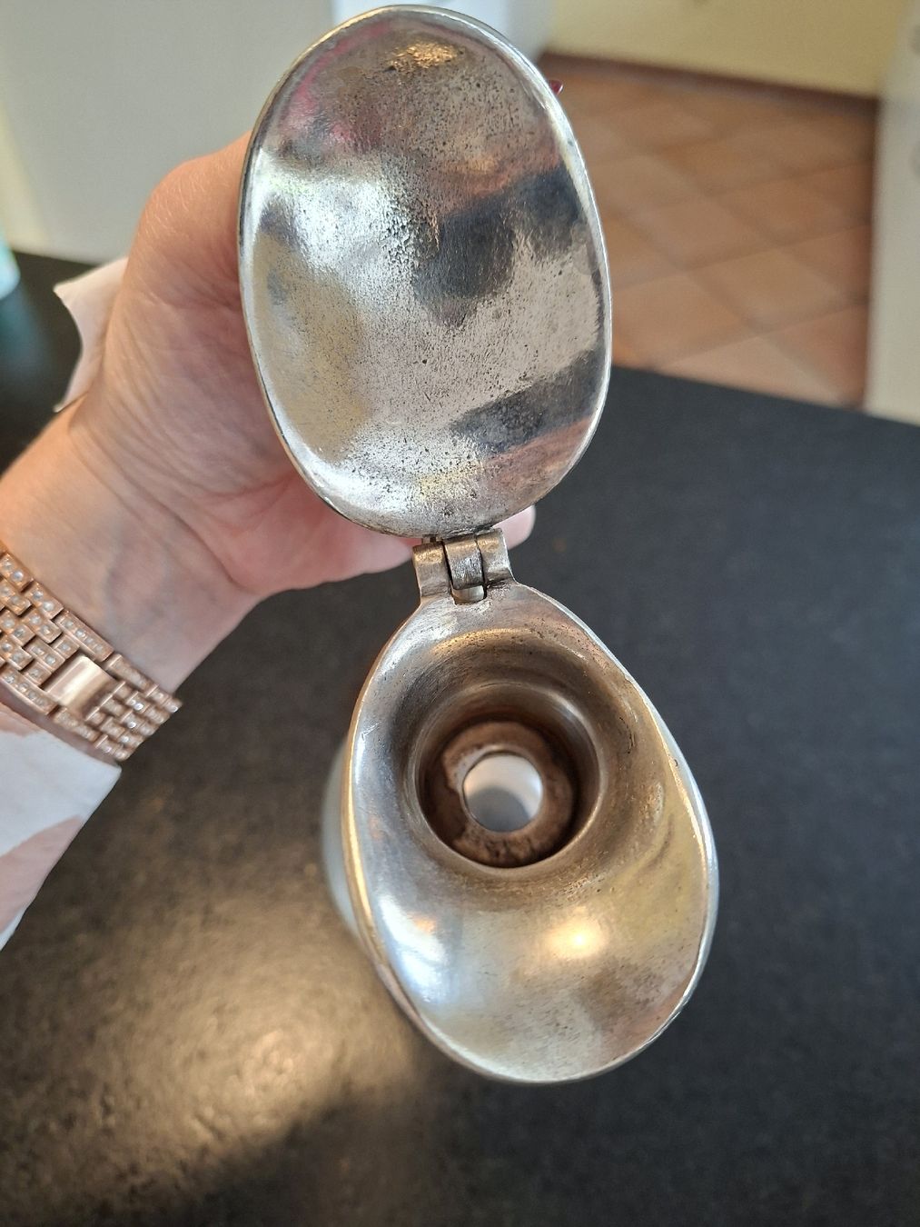 Caraffe: vintage Wasser Karaffe Zinn – Usato da Meinisberg venduto da MartinaM1972 4