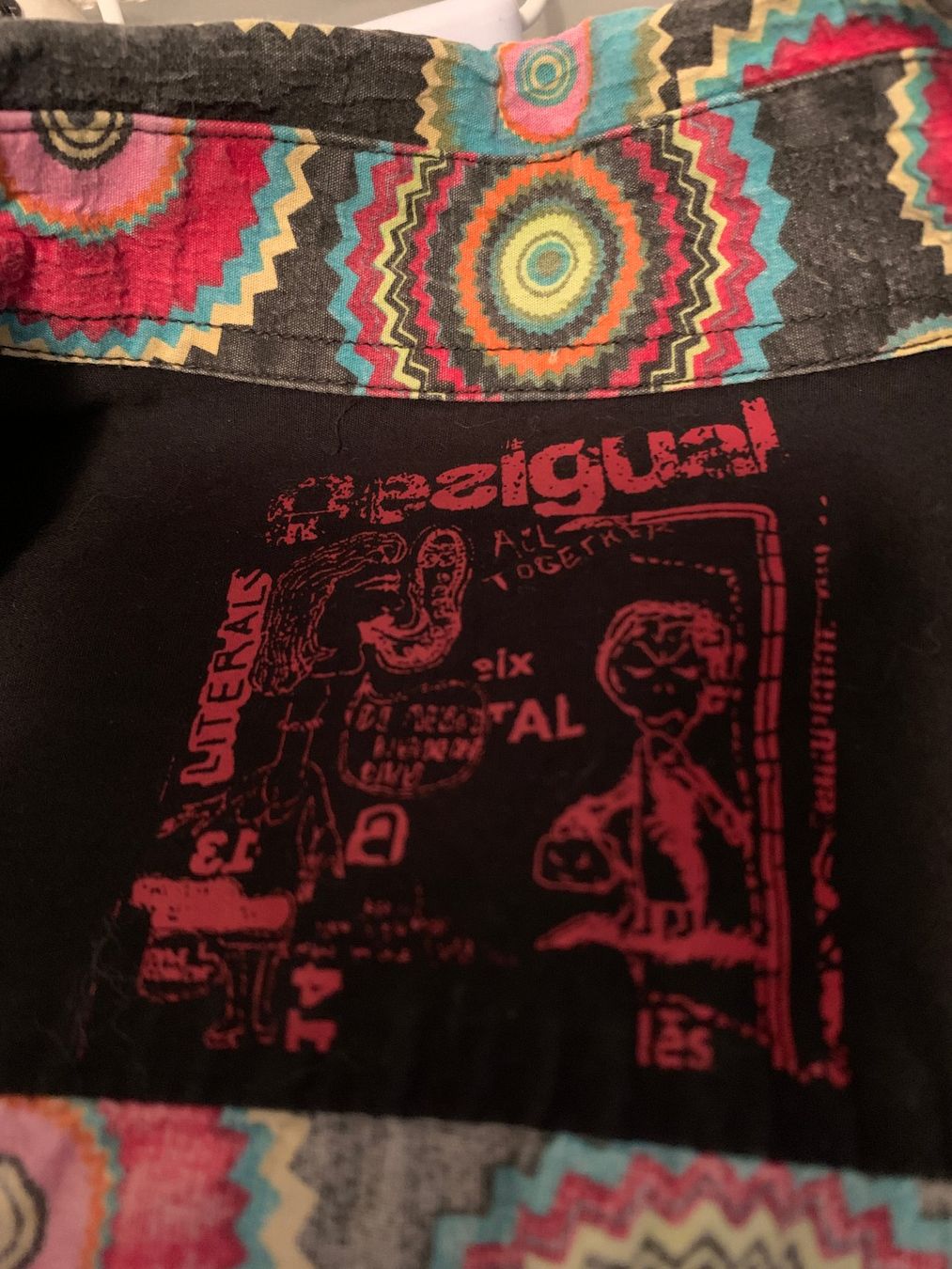 Desigual Camicette: farbenfrohe Desigual Hemdbluse, Gr. L – Usato da St. Gallen venduto da Miousch 4