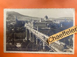 1913. 10730 Bern Kornhausbrücke und Stadttheater
