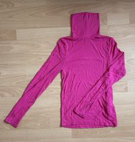 Rollkragenpullover in Pink und Gelb, Grösse S/M