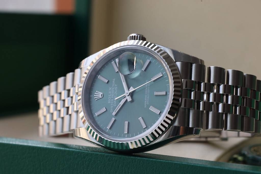 Rolex Orologi: Rolex Datejust 36mm Mint Green – Nuovo e nell'imballaggio originale da Wollerau venduto da RekociTimepieceGmbH 6