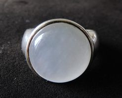 Silber 925 Skapolith Fingerring