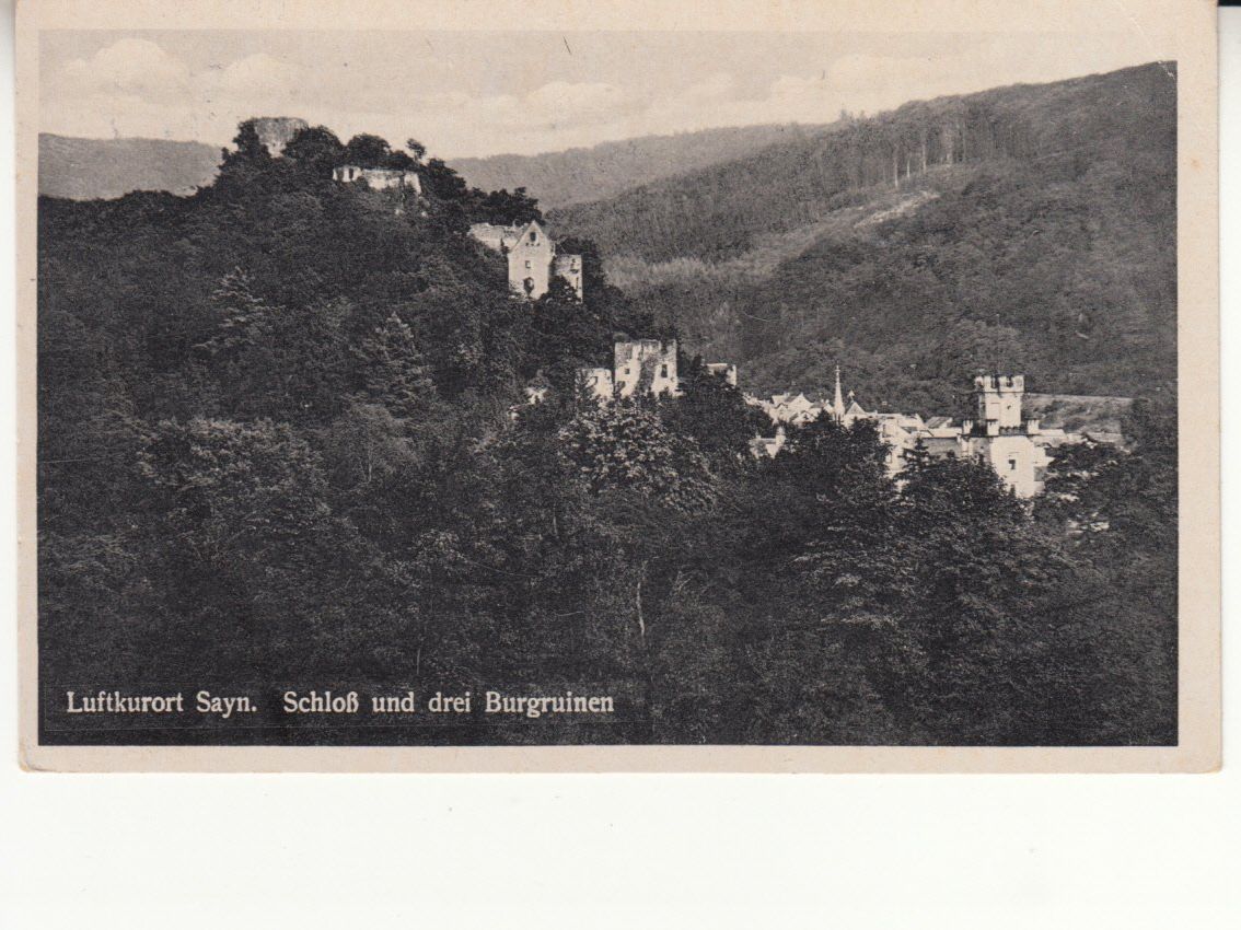 Cartoline postali: Sayn 1954 – Usato da Bürglen TG venduto da StampGraf