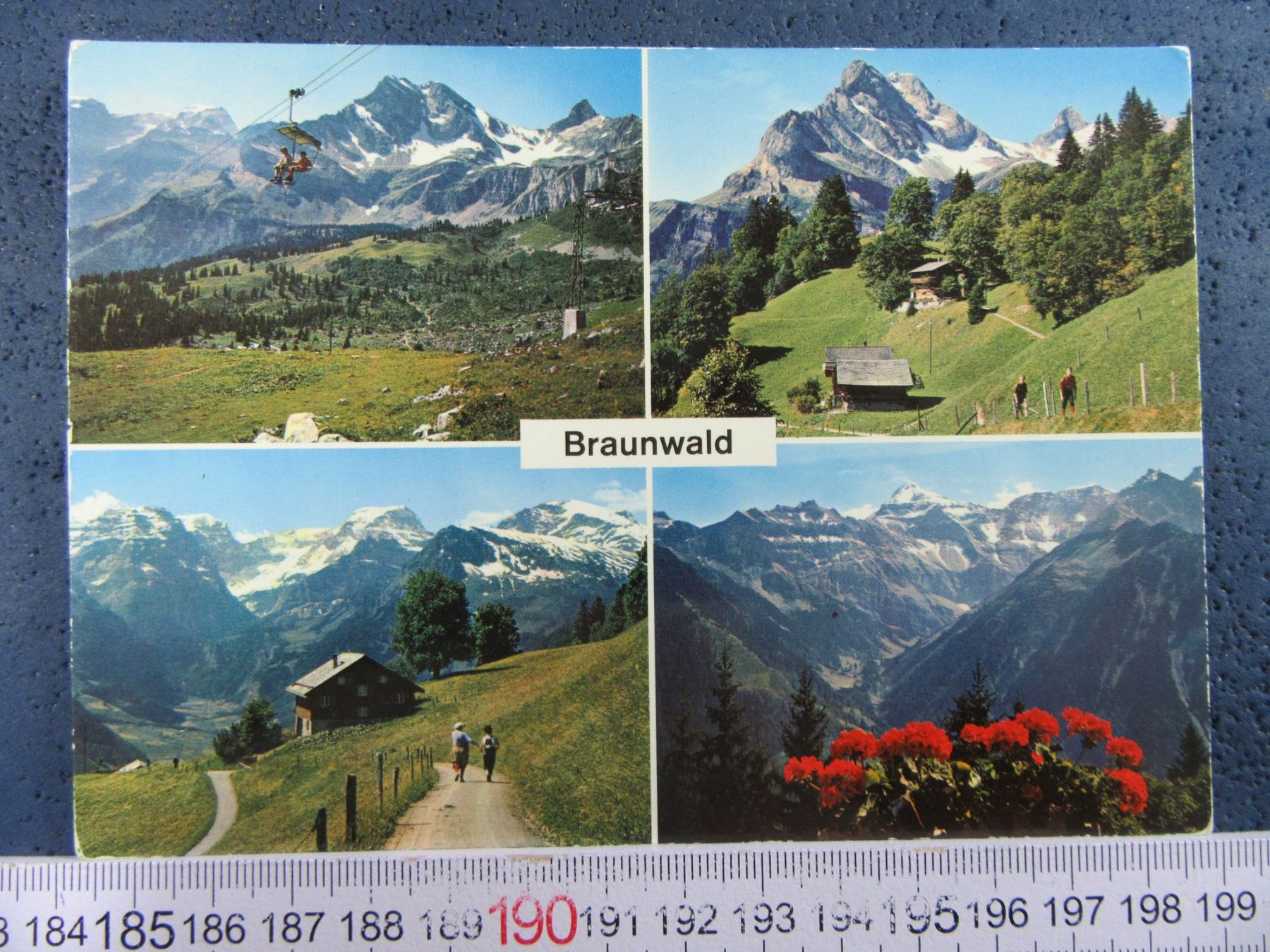 Cartoline postali: BRAUNWALD GL AK 1972 – Usato da Ettingen venduto da Hausi4711