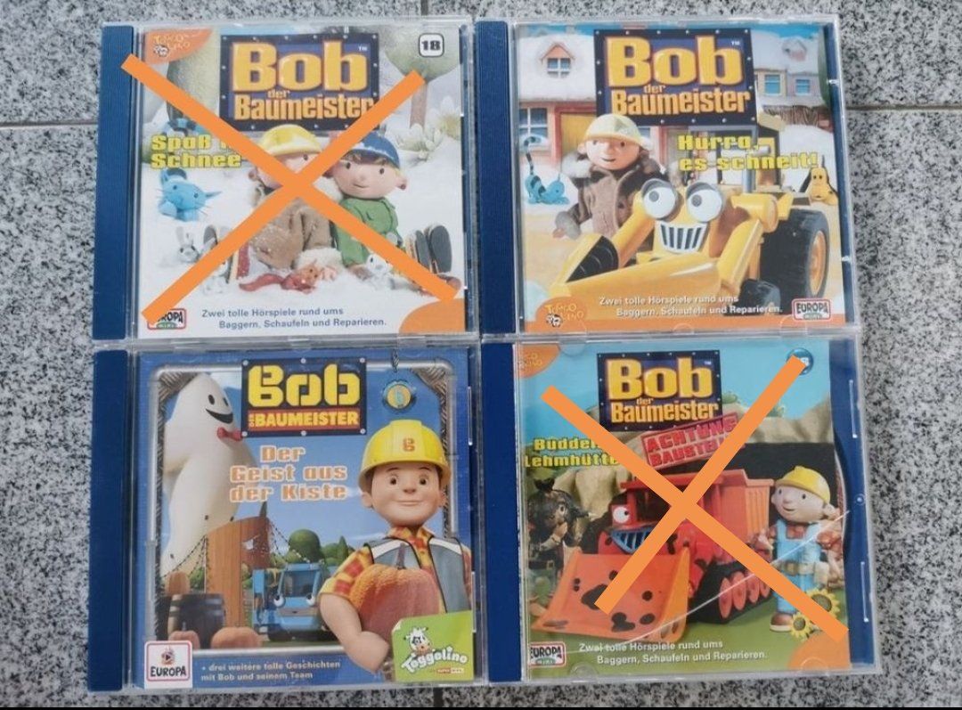 Audiolibri: 2 Bob der Baumeister - Kinder Hörspiele CD's – Usato da Tägerschen venduto da mamirockt