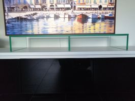 Fernsehmöbel aus Glas