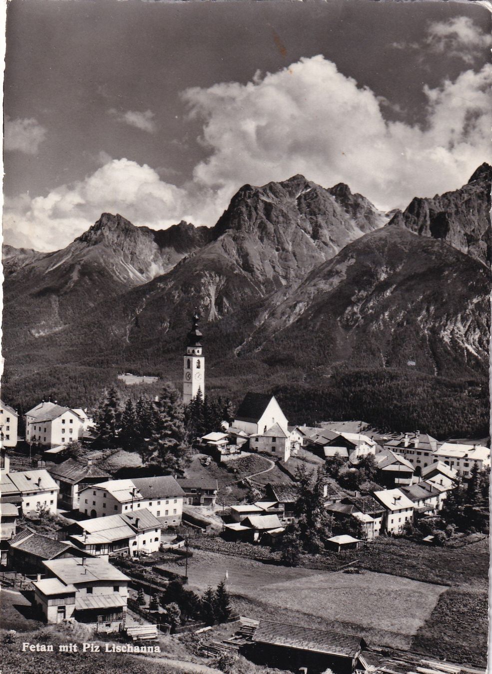 Cartoline postali: Fetan mit Piz Lischanna – Usato da Cormoret venduto da Pascalll2001