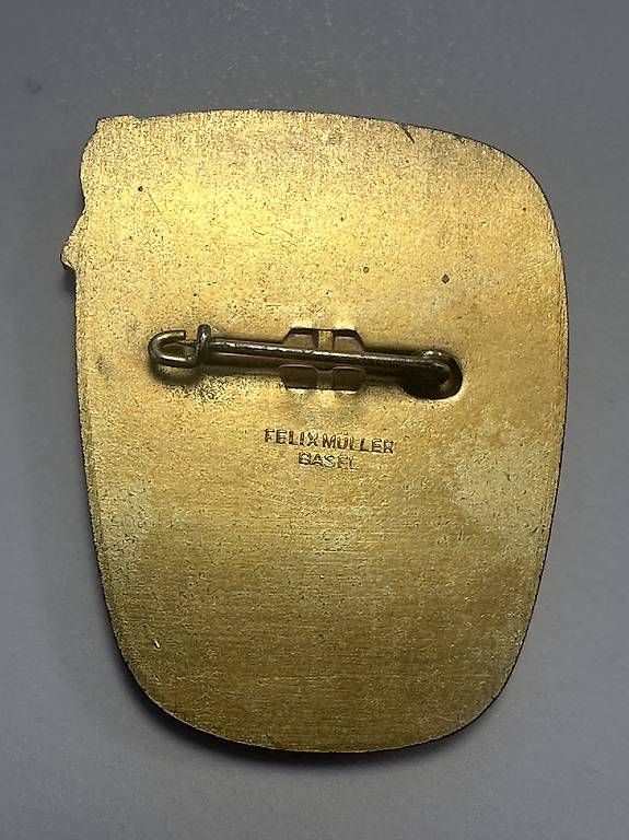 Basler Placchette & Badge: Fasnacht Basel GOLD 1955 – Usato da Basel venduto da fasnachtsoutlet1965 1