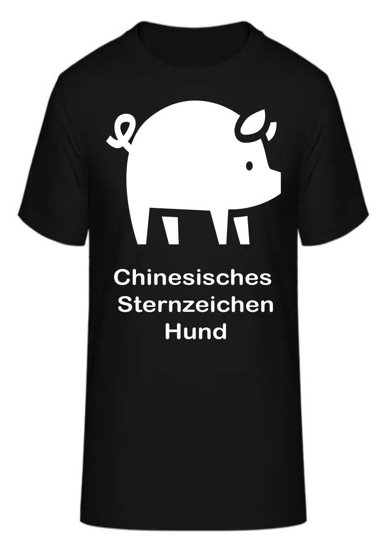 T-shirt: T-Shirt Chinesisches Sternzeichen Schwein – Nuovo e nell'imballaggio originale da Zürich venduto da HarlacherIT