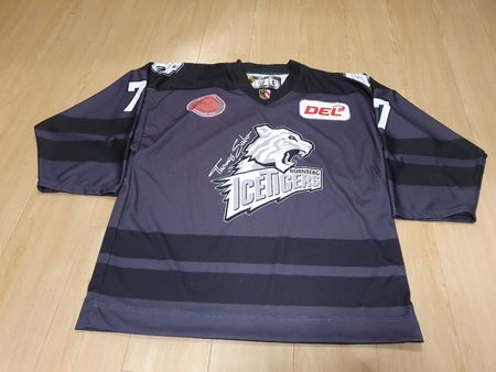 EHC Nürnberg Ice Tigers Original Trikot Gr. L Thomas SABO 77