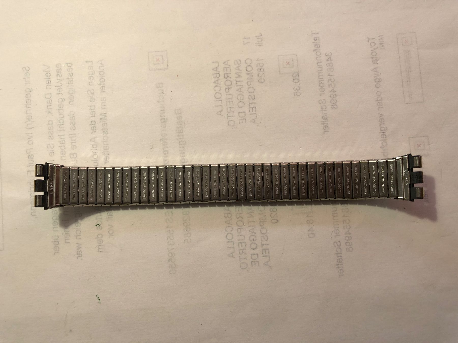 Swatch Orologi: Swatch Uhrenarmband DOUBLE RUN 1994 – Nuovo (secondo la descrizione) da Biel/Bienne venduto da winnertaco 1