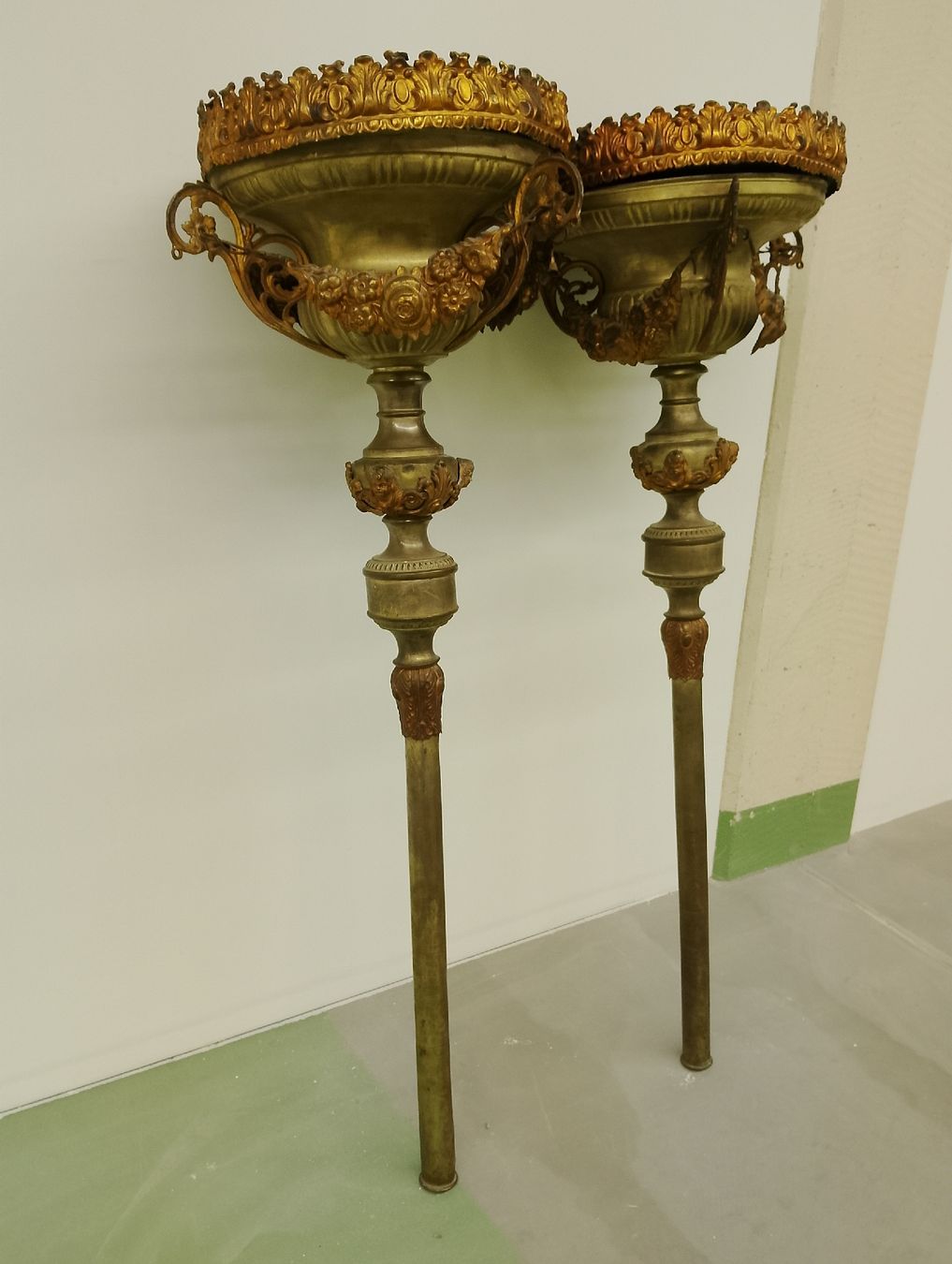 Bougeoirs: coppia di torciere antiche – D'occasion à Lugano par Johnny72 1
