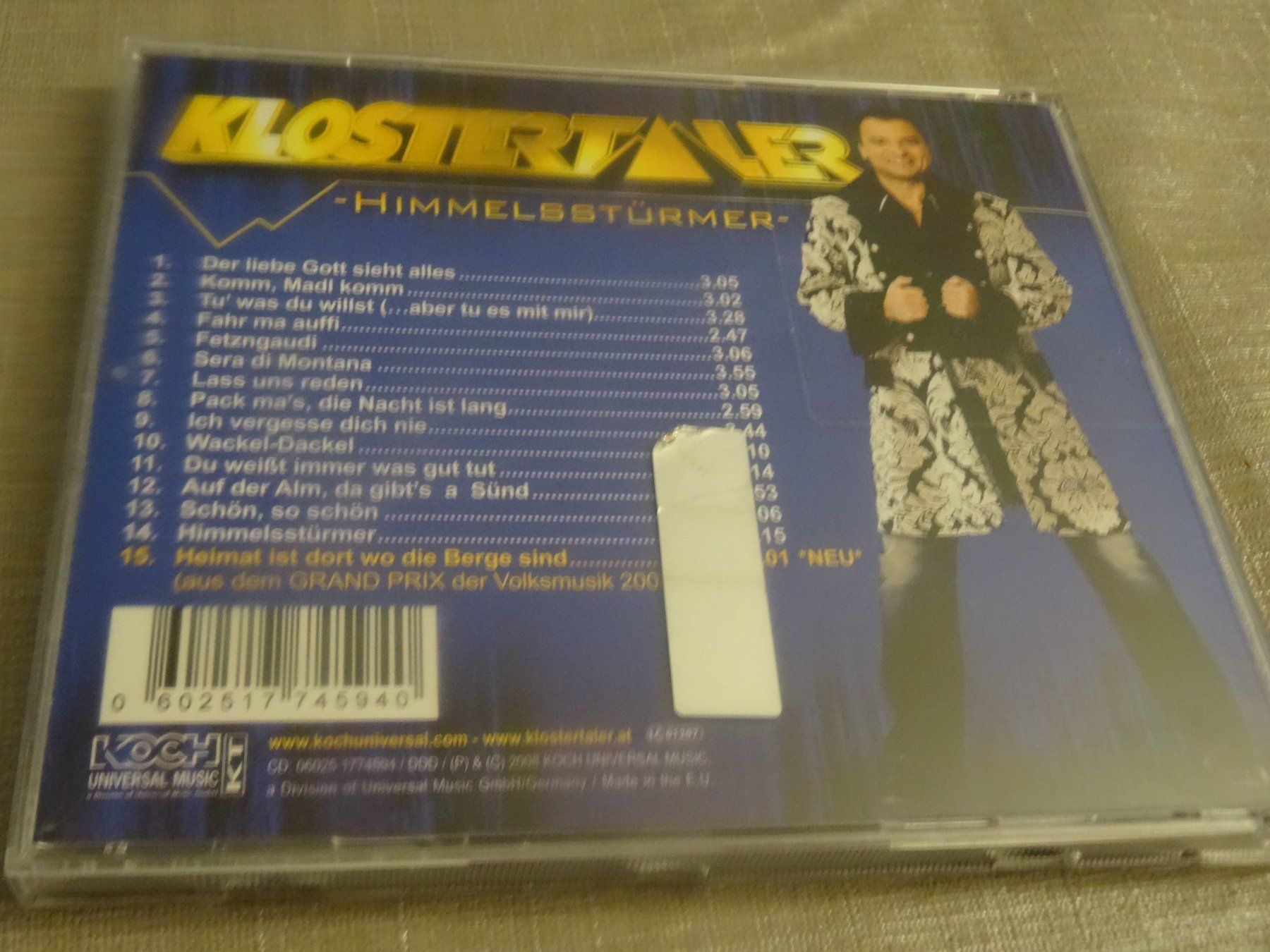 CD: Klostertaler - Himmelsstürmer - CD – Usato da Olten venduto da Disc-Ausverkauf 1