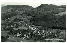 Hausen am Albis  ZH Dorf Swissair Luftbild 1939 sehr gut erh