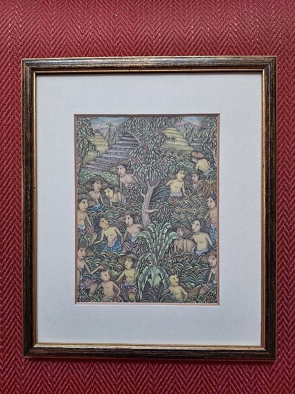 Tableaux: 2 Gemälde aus BALI – D'occasion à Sonvico par deca66 1