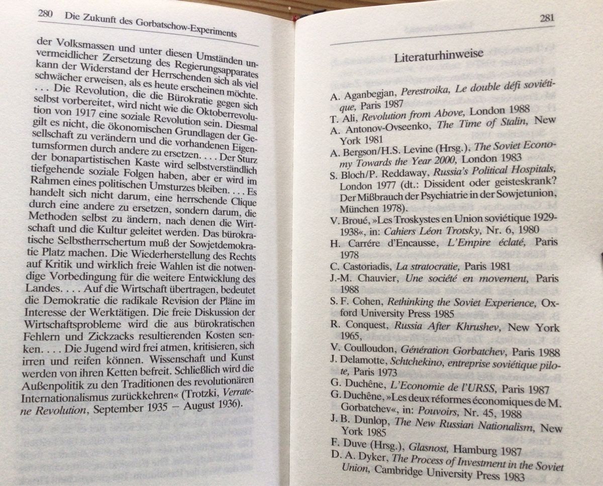 Bücher: Ernest Mandel: „Das Gorbatschow-Experiment“ – Neu (gemäss Beschreibung) aus Ennetbaden von Nab2012 3
