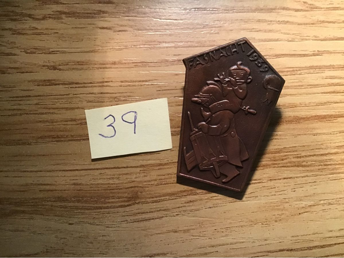 Basler Placchette & Badge: Baslerfasnachtsplaketten – Usato da Arlesheim venduto da printz01
