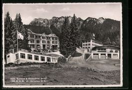 AK Oberschan, Kurhaus, Kinderheim Alvier