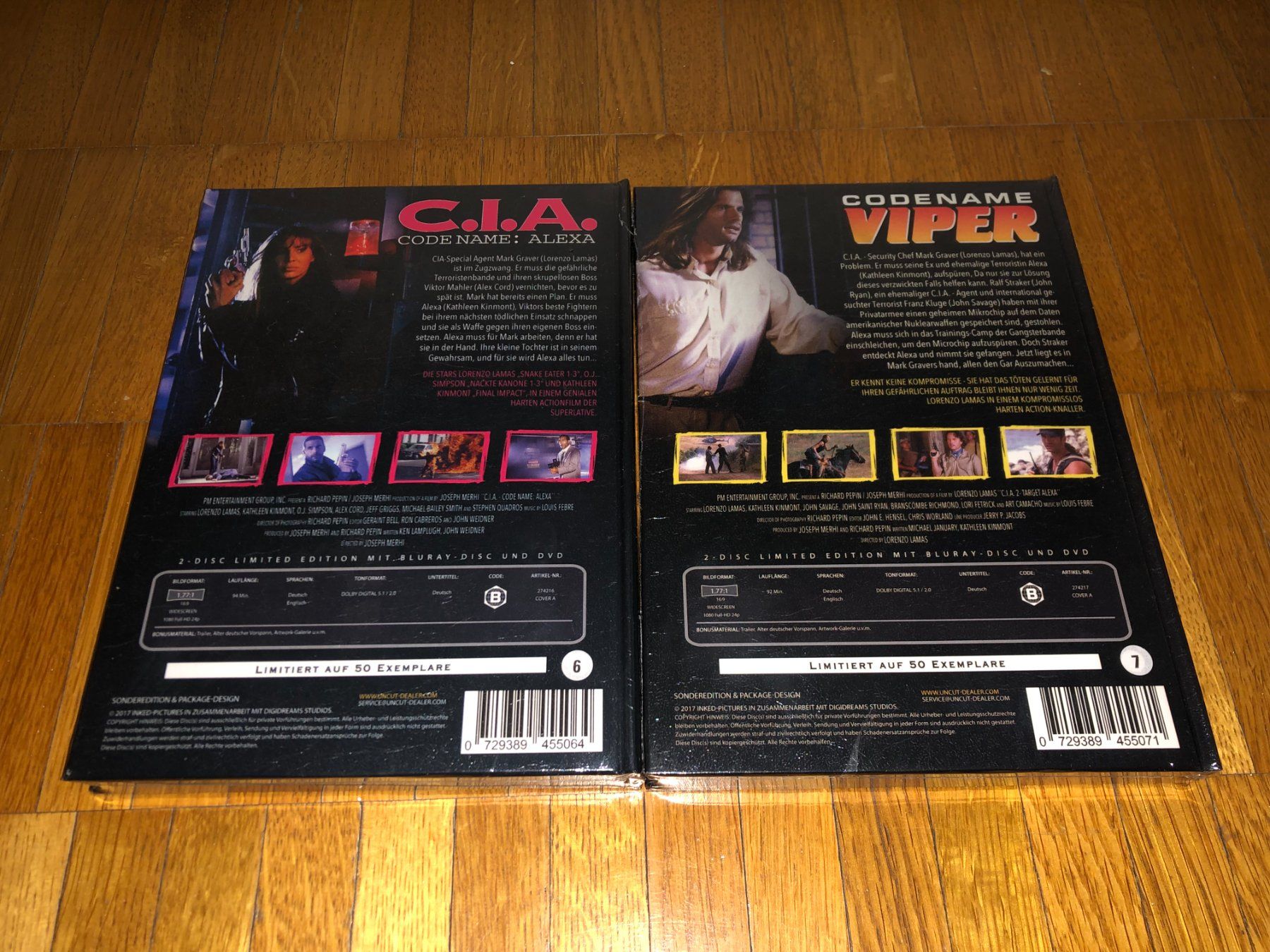 Alle DVDs: C.I.A.-Codename Alexa&C.I.A 2-Target Alexa-2 MEDIABOOK-UNCUT – Neu und originalverpackt aus Basel von havsok 1