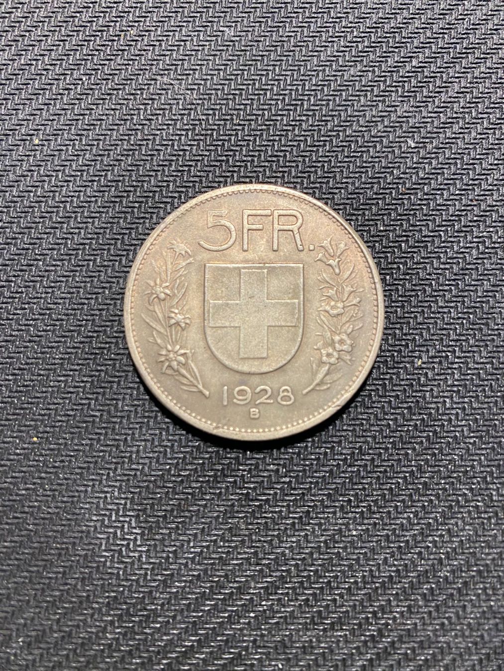Tutti le monete: Schweiz 5 Franken 1928 / Replica ! – Usato da Grand-Lancy venduto da Dany1973