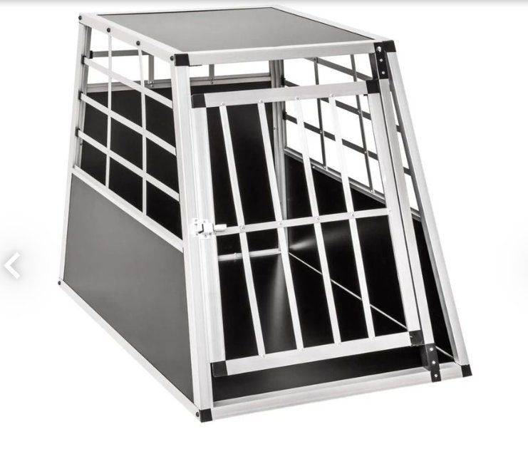 Gabbie, trasporto & Sicurezza: Hundetransportbox single/gross/schwarz – Usato da Ermensee venduto da Hallo_Schweiz