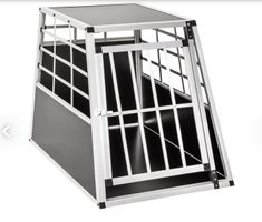 Hundetransportbox single/gross/schwarz