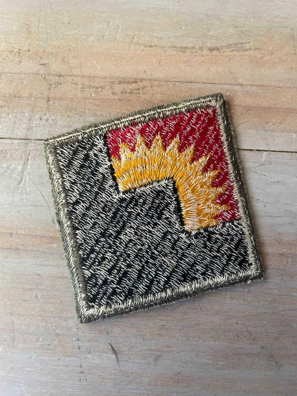 US Army Uniformen: U.S. Army patch Original ww2 WDC – Gebraucht aus Oberbütschel von Woodie2005 1