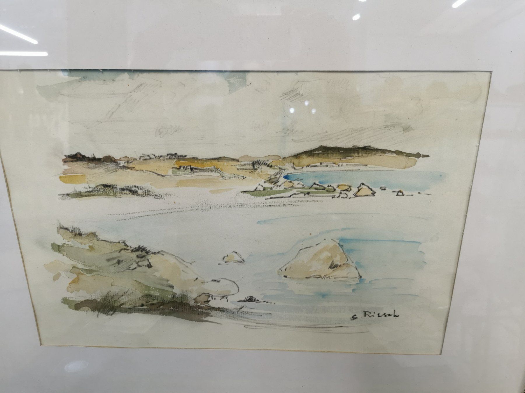 Gemälde: GRANDE AQUARELLE SIGNÉE – Gebraucht aus Genève von Qanil77 1