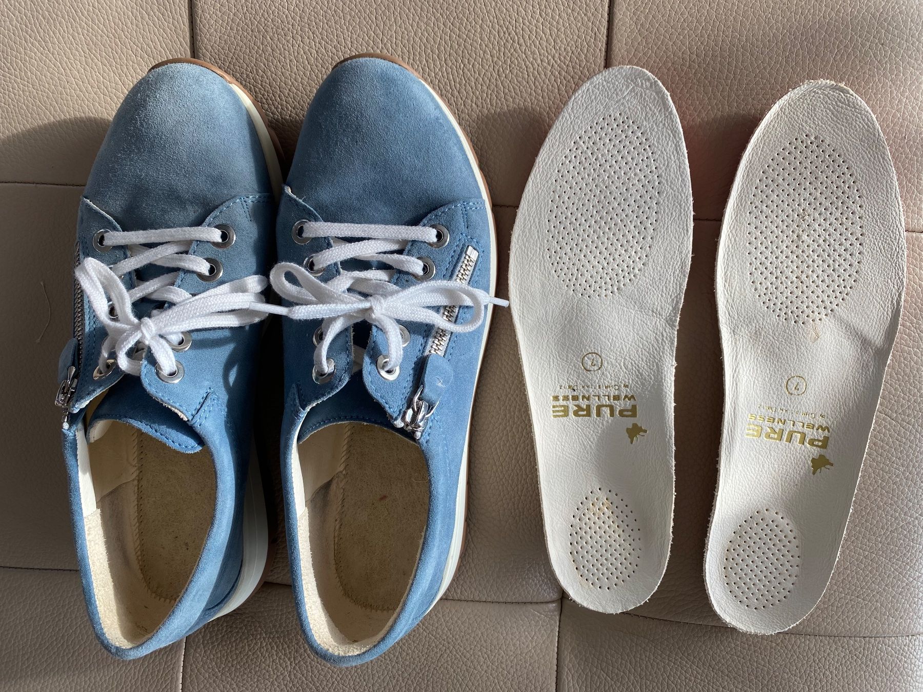 Scarpe da donna: Christian Diez Schnürschuhe hellblau Leder Gr. 7/41 – Nuovo (secondo la descrizione) da Meggen venduto da 6003Luzern