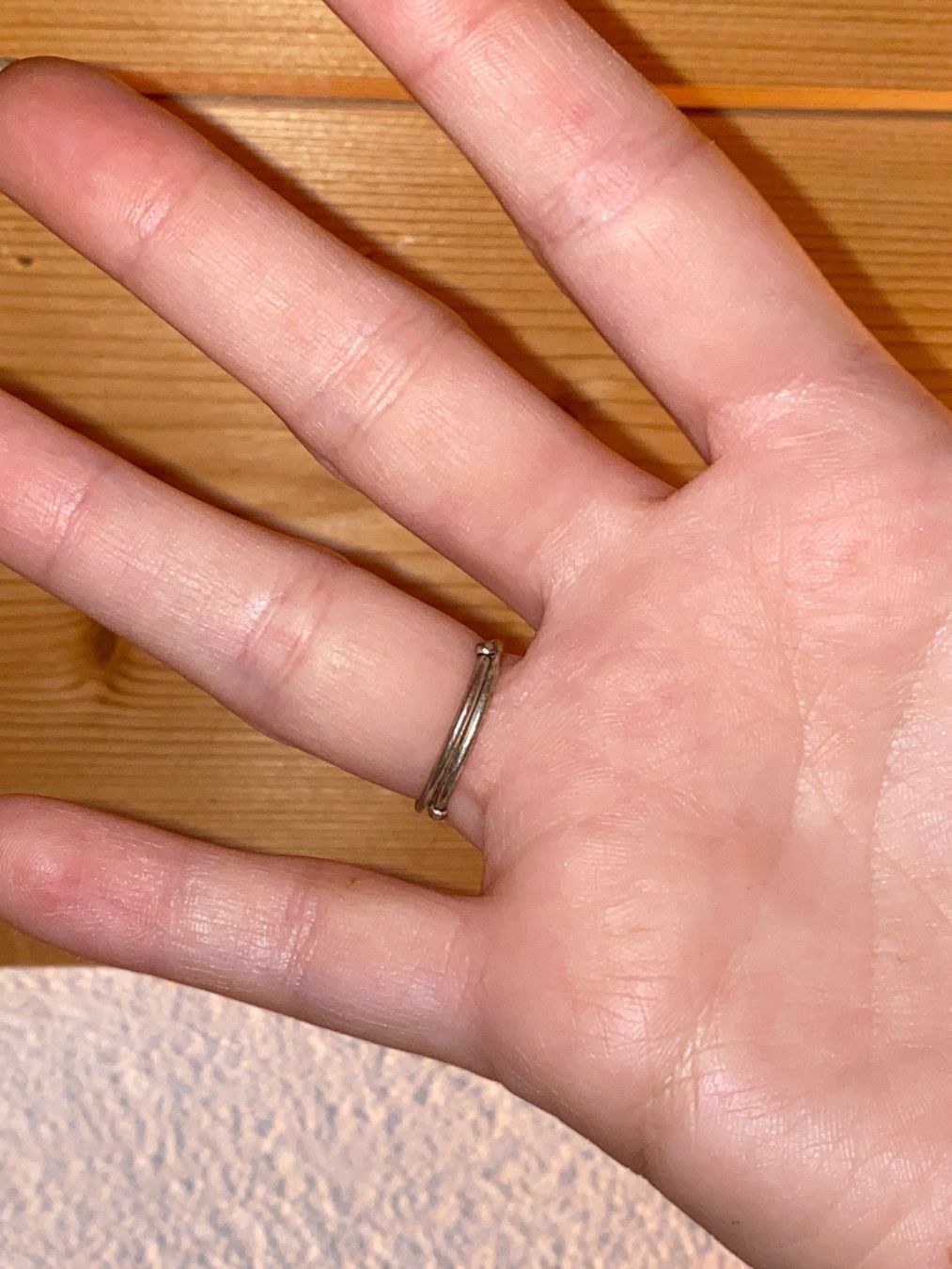 Ringe: Bague en métal réglable en cercle – Gebraucht aus Epagny von nie_n5yb 1