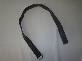 Flechtgürtel braun mit D-Schnalle Länge 80cm