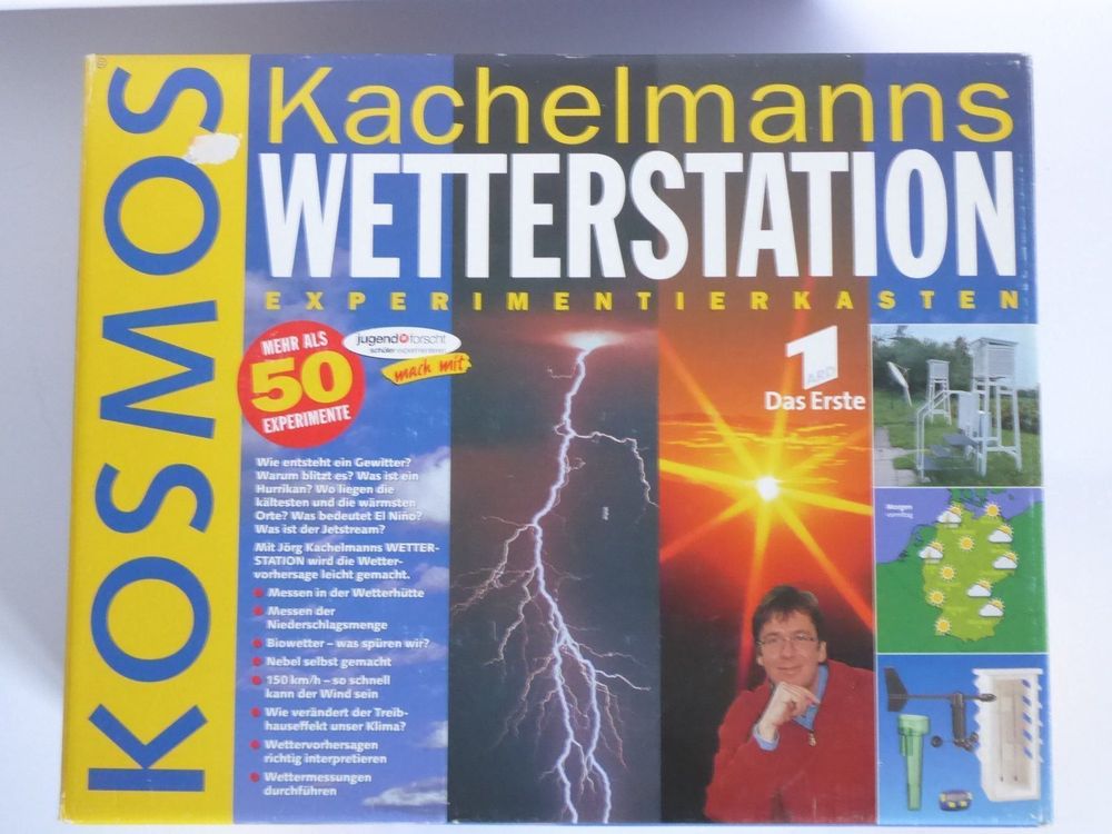 KOSMOS Wetterstation Für Kinder Ab 8 Jahre - Mit Windmesser, Kompass & Thermometer