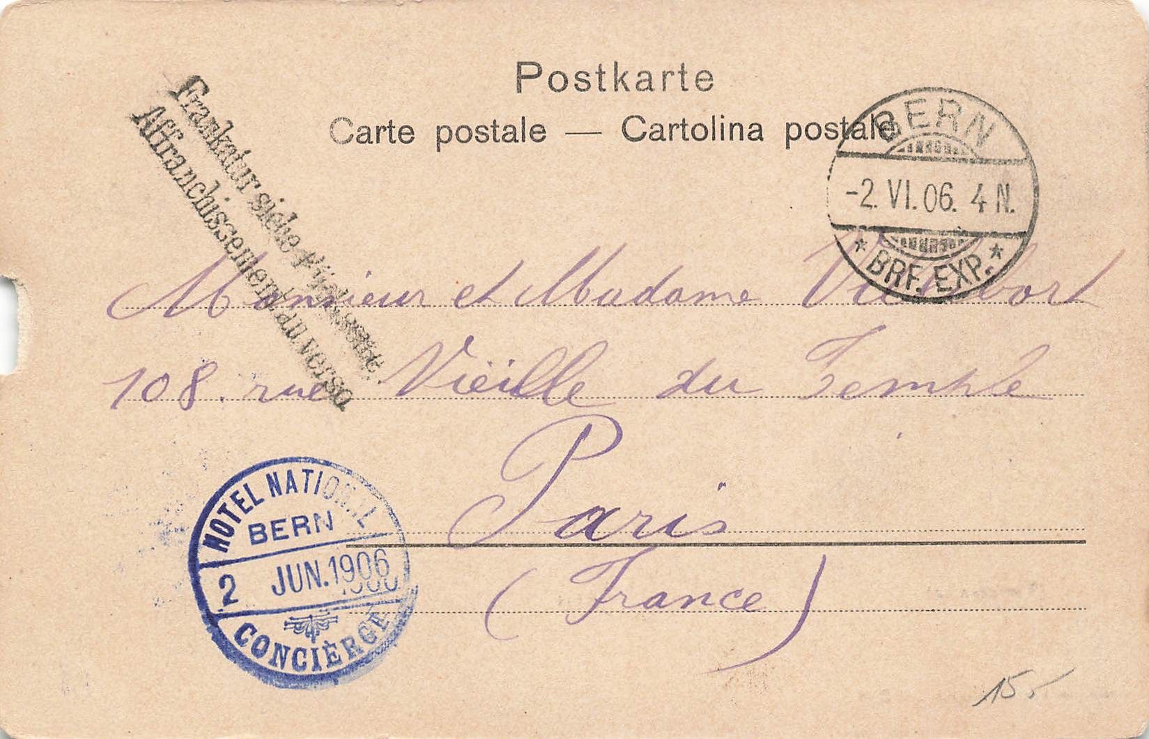 Cartoline postali: Bern BE Bundeshaus – Usato da Biasca venduto da Blenio71 1