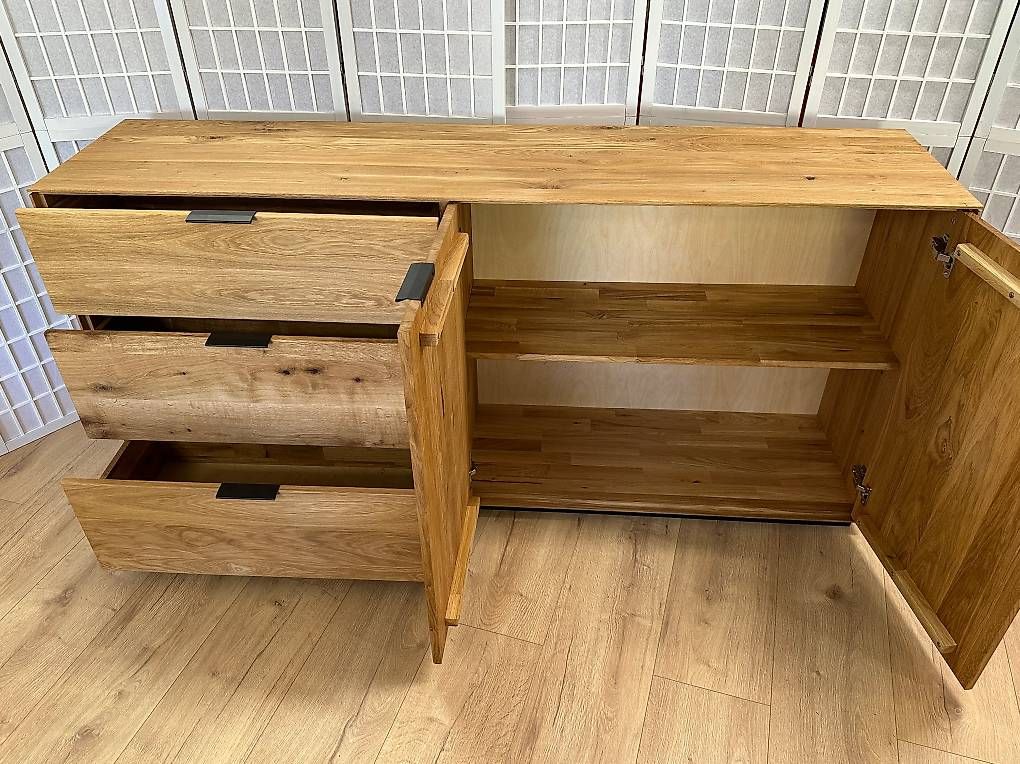 Kommoden: Sideboard LUGANO Wildeiche massiv 190 x 90 cm – Neu (gemäss Beschreibung) aus Unterentfelden von moebelrufli 3