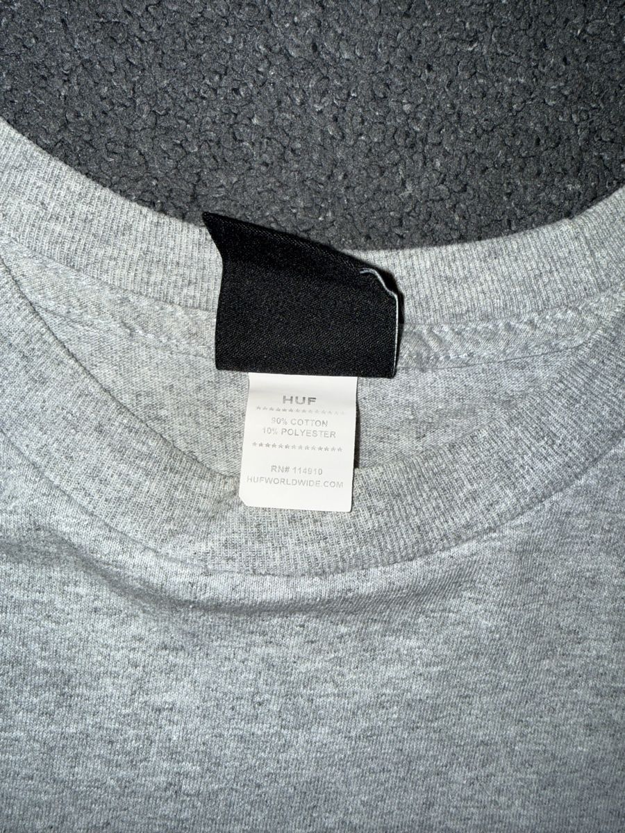 T-shirt: HUF T-Shirt (grau) – Usato da Planken venduto da edw_2zds 3