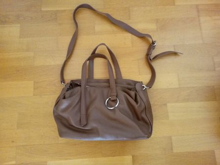 Handtasche  Liebes Kind, braun Leder  guter Zustand 