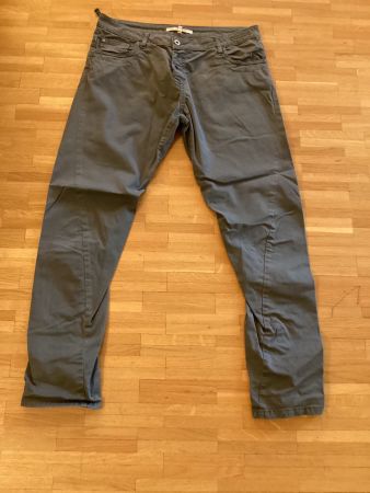 La Fée Maraboutee, pantalon coton fin, style Equitation,kaki