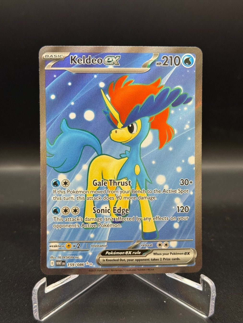 Pokémon Carte collezionabili: Keldeo ex (WHT 159) – Usato da Birmensdorf ZH venduto da SnorlaxMail