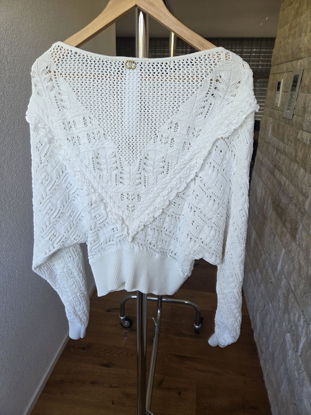 Twinset Pullover & Sweatshirts: ​Wunderschöner TWINSET Milano Ajour-Pullover / Strickpulli – Neu (gemäss Beschreibung) aus Scherzingen von tan_l9n2 4