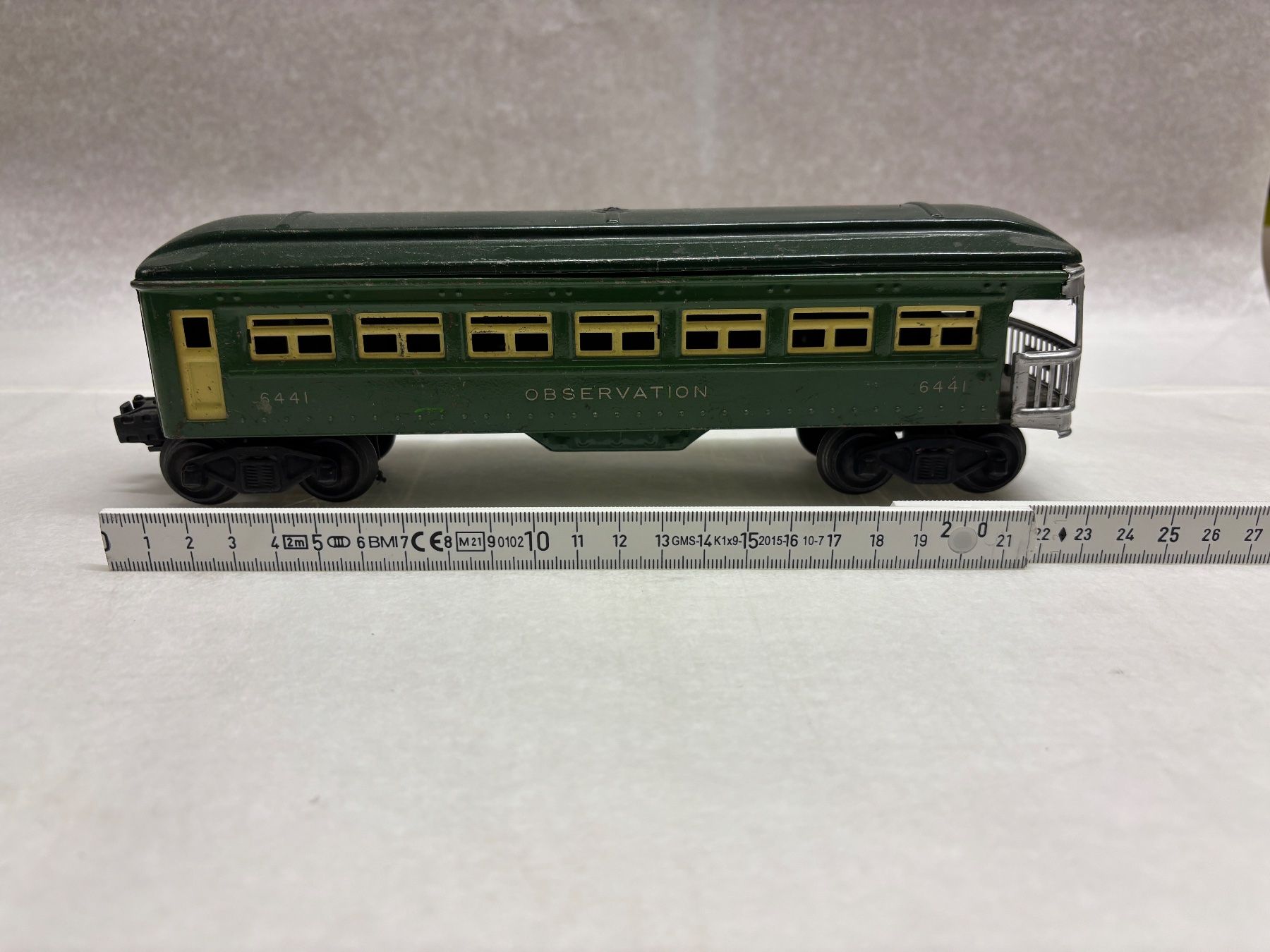 Lionel Modellini di ferrovie: Wagon Lionel 6441 Pullman Observation Car. – Usato da Chêne-Bougeries venduto da jool