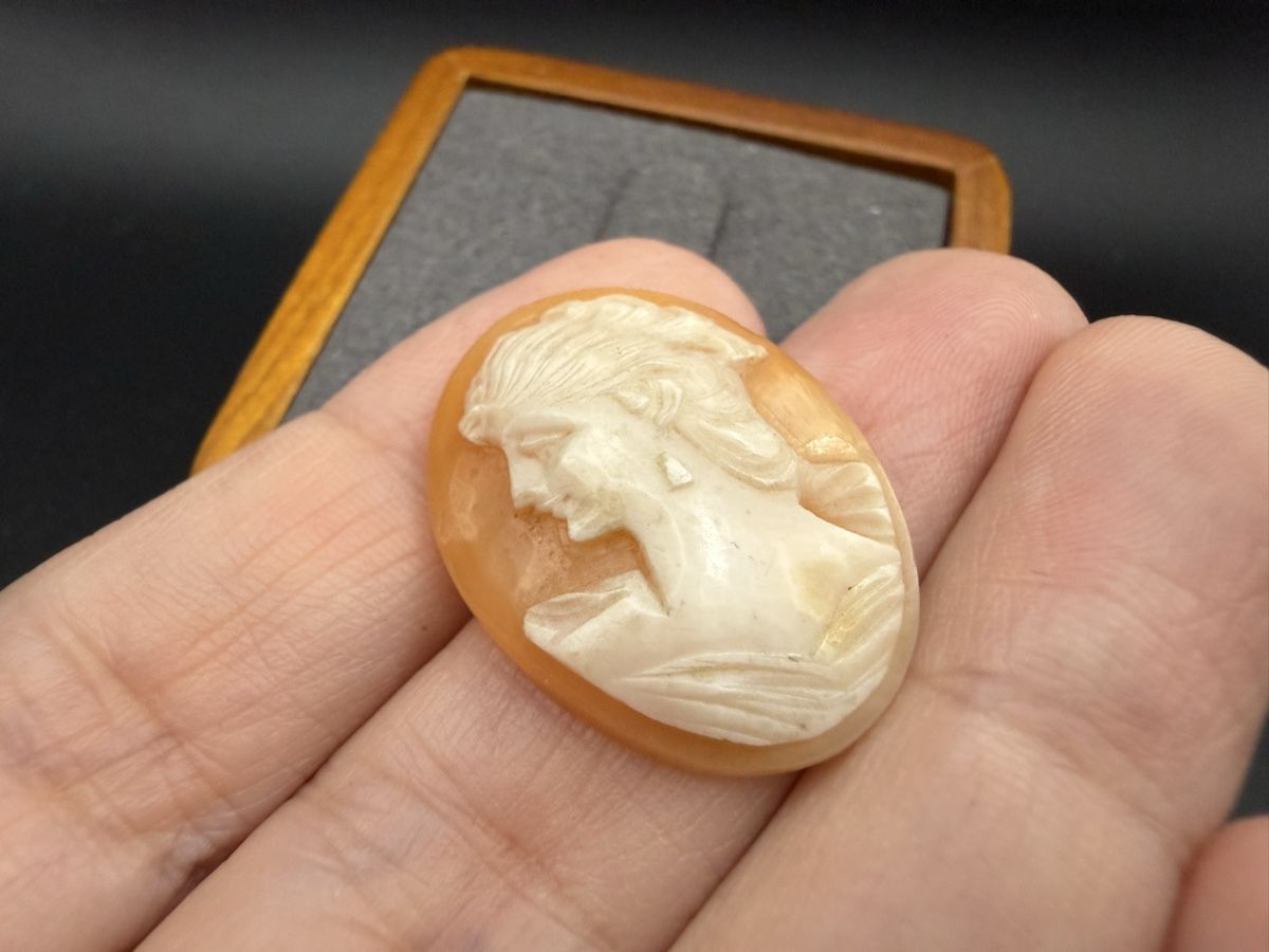 Sculture & Statue: Antiker Cameo mit Frauenprofil – Usato da Lamone venduto da LaCantinaMagica 5