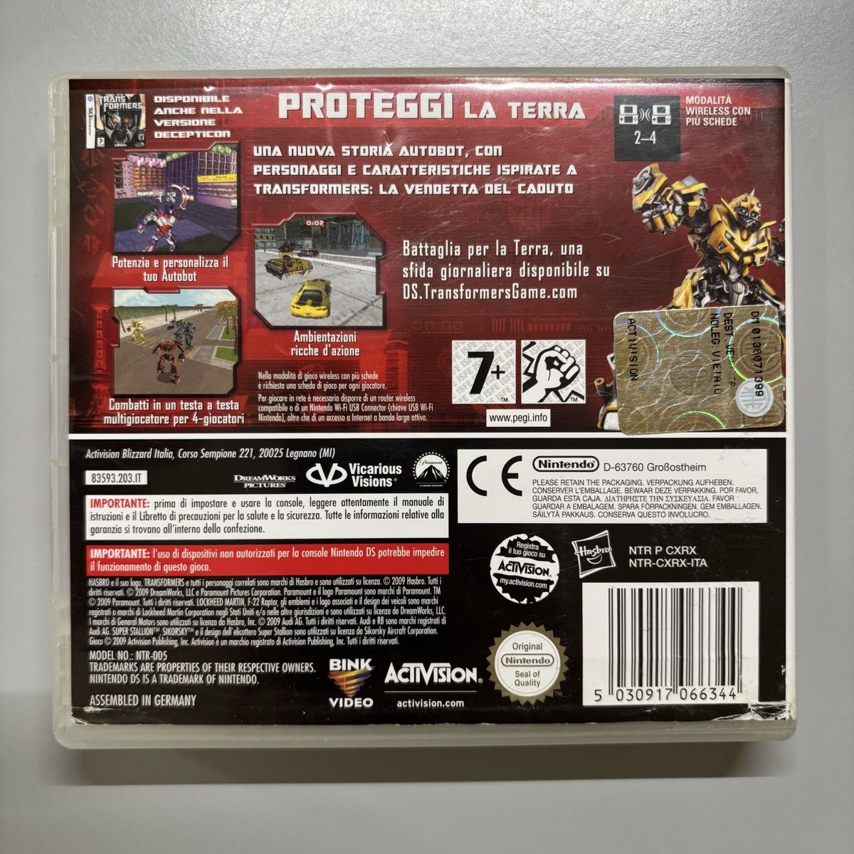Nintendo Giochi: Transformers Nintendo Ds – Usato da Zürich venduto da david42z 4