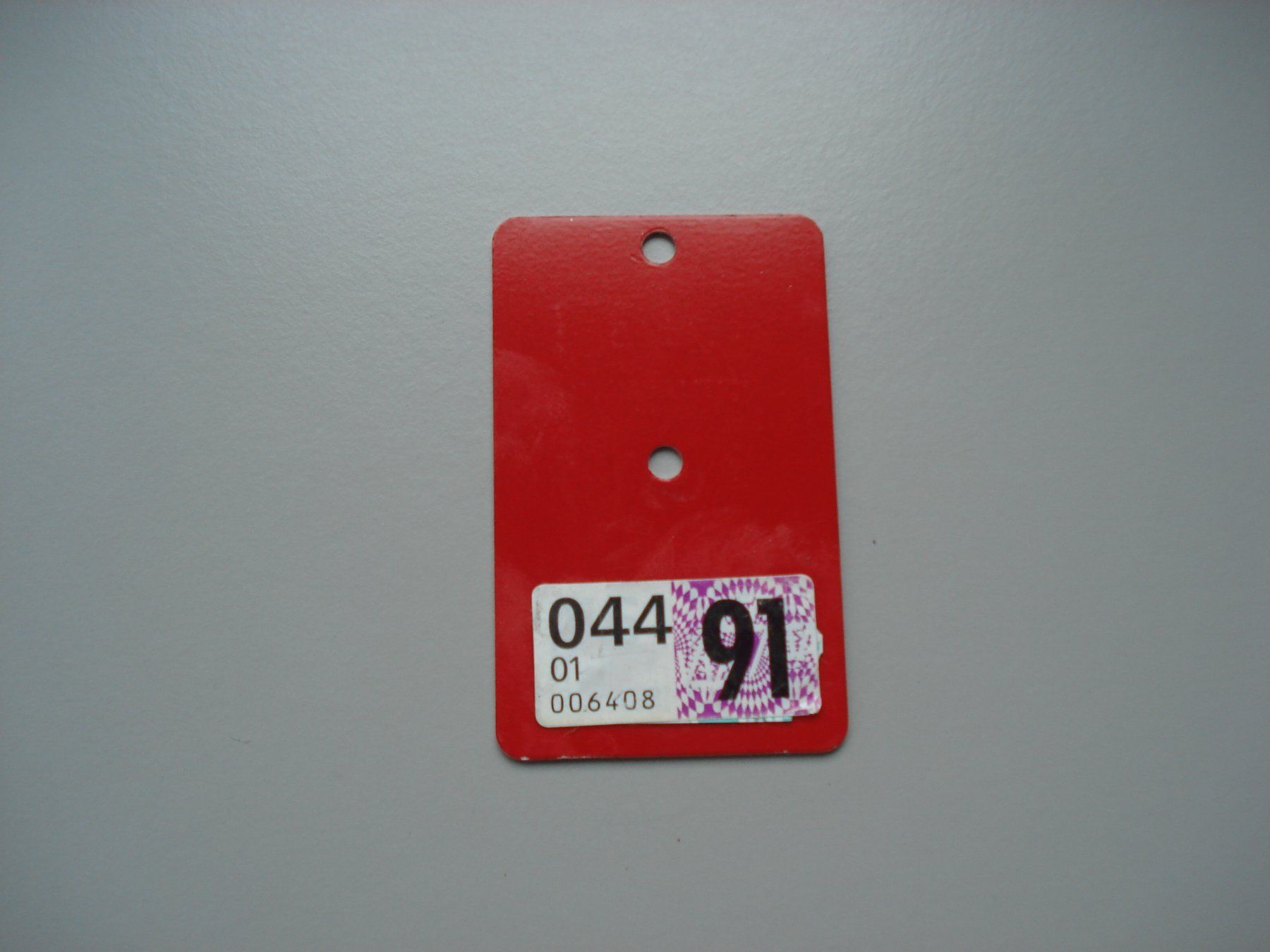 Autobahnvignetten: Velo Vignette Jg. 91 / 044 – Gebraucht aus Root von vil_k76z