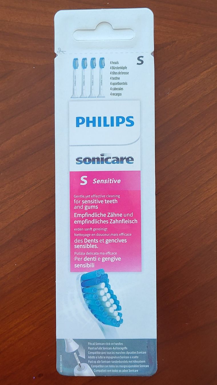 Philips Sonicare Cura dei denti: Philips Sonicare S Sensitive Ersatzbürsten 4 Stk OVP – Nuovo e nell'imballaggio originale da Schindellegi venduto da Peter8834