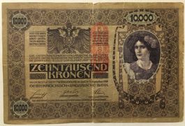Zehntausend Kronen 1918