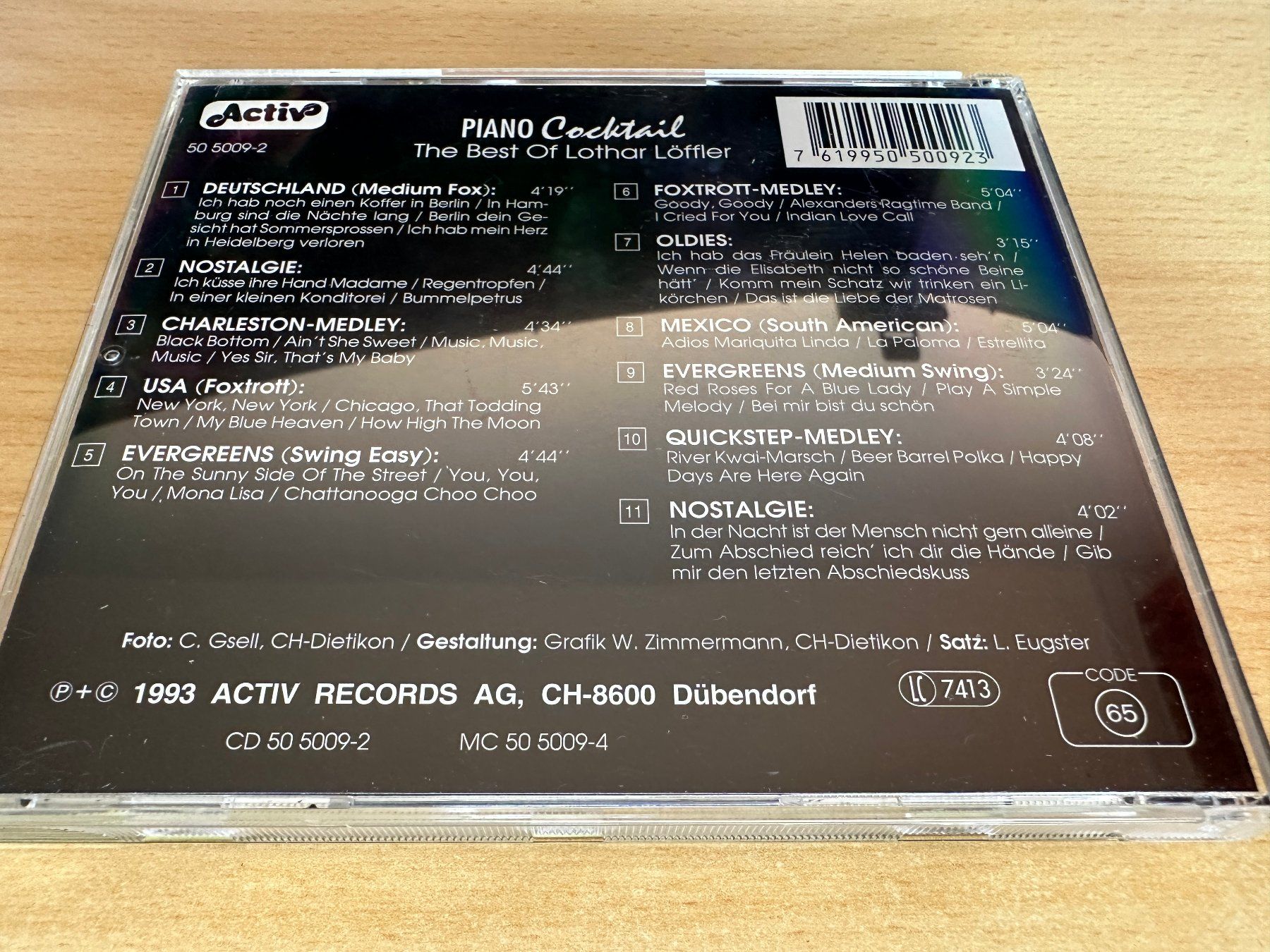 CDs: Lothar Löffler - Piano Cocktail – Gebraucht aus Rikon im Tösstal von Alpenmutz 1